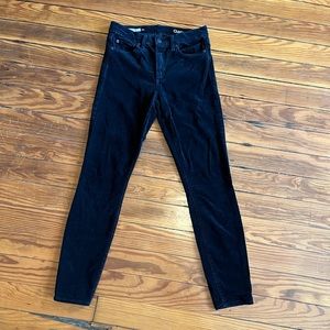 Gap Black Corduroy Skinny Jeans Size 28